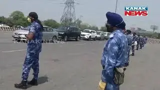 Delhi-UP Border Traffic: queuing of vehicles on DND connecting Delhi-Noida, barricading and checking