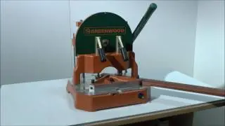 Как работает отрезной станок GREENWOOD GW 44