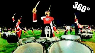 360&deg; Quad Cam - 2025 Mt. Carmel Tournament of Bands - SDSU Marching Aztecs - 10/25/25