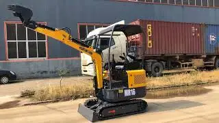 SA16 mini excavator with operating weight 1200kgs.
