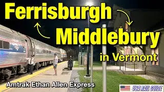 [ Amtrak Station ] Take a TVT local bus and Amtrak Ethan Allen Express