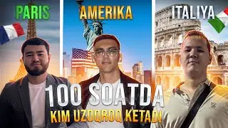 Toshkentdan 100 Soat Ichida Kim Qanchalik Uzoqga Ketsa 25.000.000 So'm Yutadi!