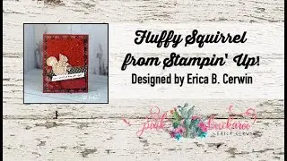 Пушистая белка из Stampin' Up!