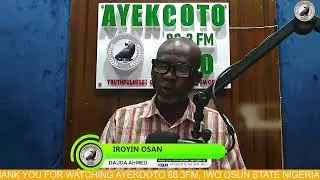 Ayekooto 88.3fm Live Stream