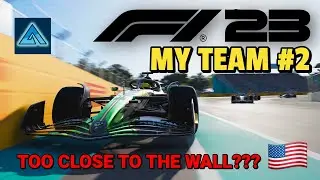 'TOO CLOSE TO THE WALL??' - BATTERY Motorsport (F1 23 - My Team Career EPISODE 2) Miami USA