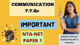 COMMUNICATION || PAPER-1 || NTA-NET || P.Y.Qs