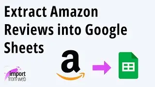 🚀 Extract Amazon Reviews into Google Sheets - Amazon Reviews scraper