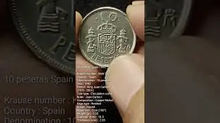 10&nbsp;pesetas Spain 1992 #spain #pesetas #coins #coin