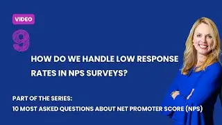 9. How do we handle low response rates in NPS surveys?