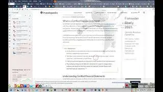 ***Certified Financial Statement***By 'E' 01 29
