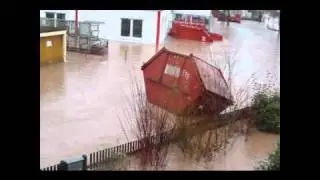 Hochwasser Oppenweiler 2011, Kanalstra&szlig;e