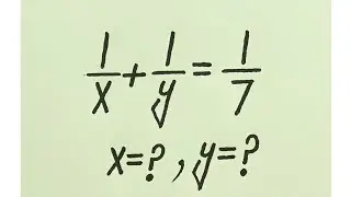 American Math Olympiad Question l x=?,y=? l Easy & Tricky Solution 