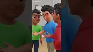 Three Friends and the Amazing Cartoon #kidscartoon #MoralStory#Teamwork#ThreeFriends#aivideo#viral