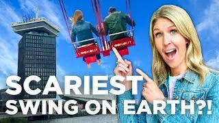 Самые высокие качели в Европе находятся в башне A'DAM в Амстердаме | Amsterdam Travel Vlog