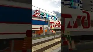 чс200. проносится мимо станции #train #поездавидео #railway #skyrail