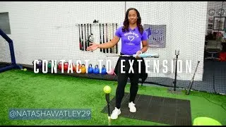 Softball Hitting Progression Drills Part IV :contact to extension #Tashatips