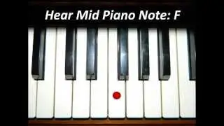 Hear Piano Note - Mid F
