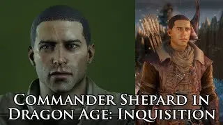 Commander Shepard in Dragon Age: Inquisition