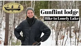 Winter Hike to Lonely Lake at Gunflint Lodge | Minnesota Gunflint Trail Getaway