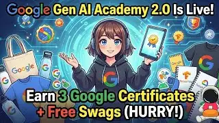 Академия Google Gen AI Academy 2.0 уже здесь! Получите 3 сертификата + бесплатные подарки. Полное...