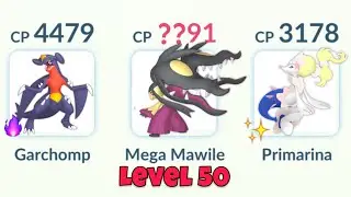 LeveL 50 HUNDO *MEGA MAWILE* in Pokemon GO BATTLE LEAGUE.
