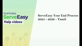 Gofrugal Serveeasy year end process 2025 - 2026 (Tamil)