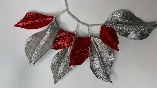 Foam Leaves DIY Tutorial for Stunning Home Decor