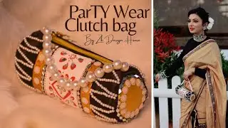 DIY | Party Wear Clutch Purse Making at Home | Handmade Clutch Bag | Wedding Purse