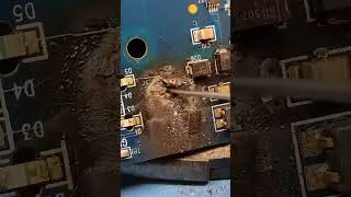 Just Wonder The Solder Side Of This Board #motherboardrepair #electronicsrepair #electronicstech