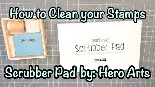 Testing Stamps & Scrubber Pad by Hero Arts