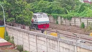 PART 3 KA LANGSIRAN LOKOMOTIF CC204 DI STASIUN LAHAT #DIVRE3-+11:01