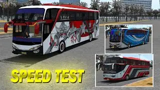 BUS SIMULATOR INDONESIA SPEED TEST || [ V4.3.2 ] WHICH BUS IS THE FASTEST..?🤔