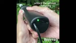 USB Charged Power Sprayer Wand