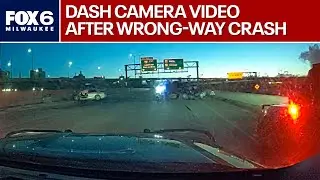 Dashcam video: Aftermath of Milwaukee wrong-way crash | FOX6 News Milwaukee