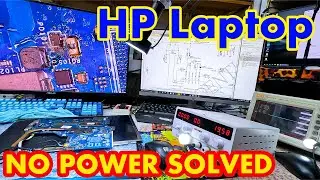 এইচপি ল্যাপটপ নো পাওয়ার কিভাবে সমাধান করা হলো। Hp No Power Problem #fix #repair