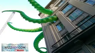4 Packs 12FT Giant Halloween Inflatable Octopus Tentacle Outdoor Inflatable Halloween Review
