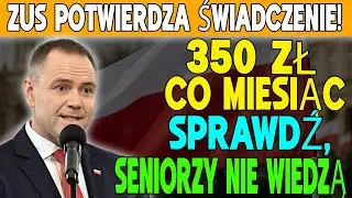 Seniorzy, ZUS wypłaca 350 zł miesięcznie! Wielu nie wie, że przysługuje im to świadczenie.
