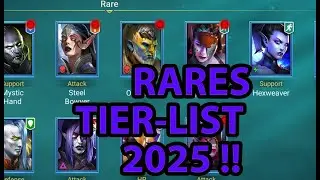 TOP 10 RARE F2P HEROES 2025 BUILD NOW ! RAID SHADOW LEGENDS