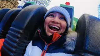 I went on this crazy ride at Edinburgh Christmas market my POV #fyp  #foryou  #rides