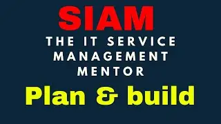 SIAM Roadmap -  Plan & build 101