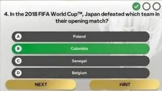 In the 2018 FIFA World Cup&trade;, Japan defeated which team in their opening match?