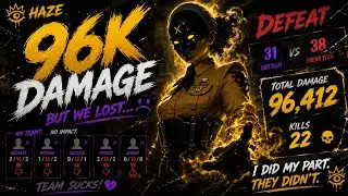 96K Damage but Still Lost?! | Haze Gameplay &ndash; Deadlock by Valve 🔥#deadlockhaze #valve #madanop