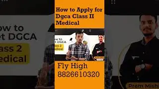 How to apply for DGCA class 2 medical #pilot #pilotlife #pilottraining #bestflyingschoolsinindia