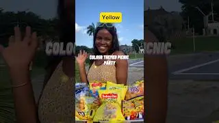 I ORGANIZED A COLOR THEMED PICNIC FOR MY BIRTHDAY HANGOUT #picnic #birthdaypartyideas #shortsviral