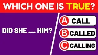 Test Your Grammar In 5 Minutes . Correct From Of Verb. 15 Questions. | Grammar Quiz.