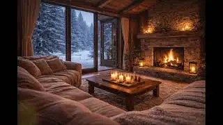 Gentle Night Piano | Warm Fireplace for Deep Sleep
