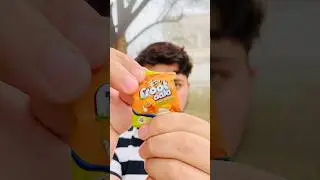 ASMR Frooto Orange 🍉🍓🍊 sour Powder candy Eating review #sour #review #ASMR #Candies #shorts