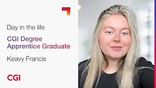 Day in the life of a CGI Degree Apprentice Graduate
