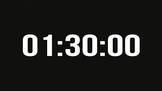 1 Hour 30 Minute Timer ⏰ | 90 Minutes Countdown for Study & Focus | Loopidia