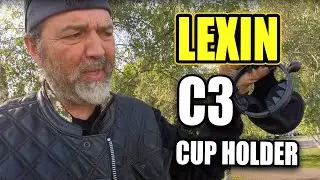 Lexin C3 Motorcycle Cup Holder | First Look & Review